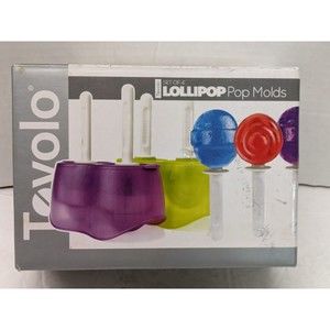 Tovolo Lollipop Pop Molds Frozen Treats Includes 2 Classic 2 Spiral Molds